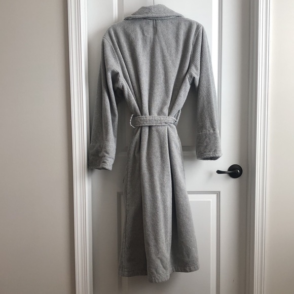 Lands’ End like new grey cotton spa robe 1X - Picture 5 of 5